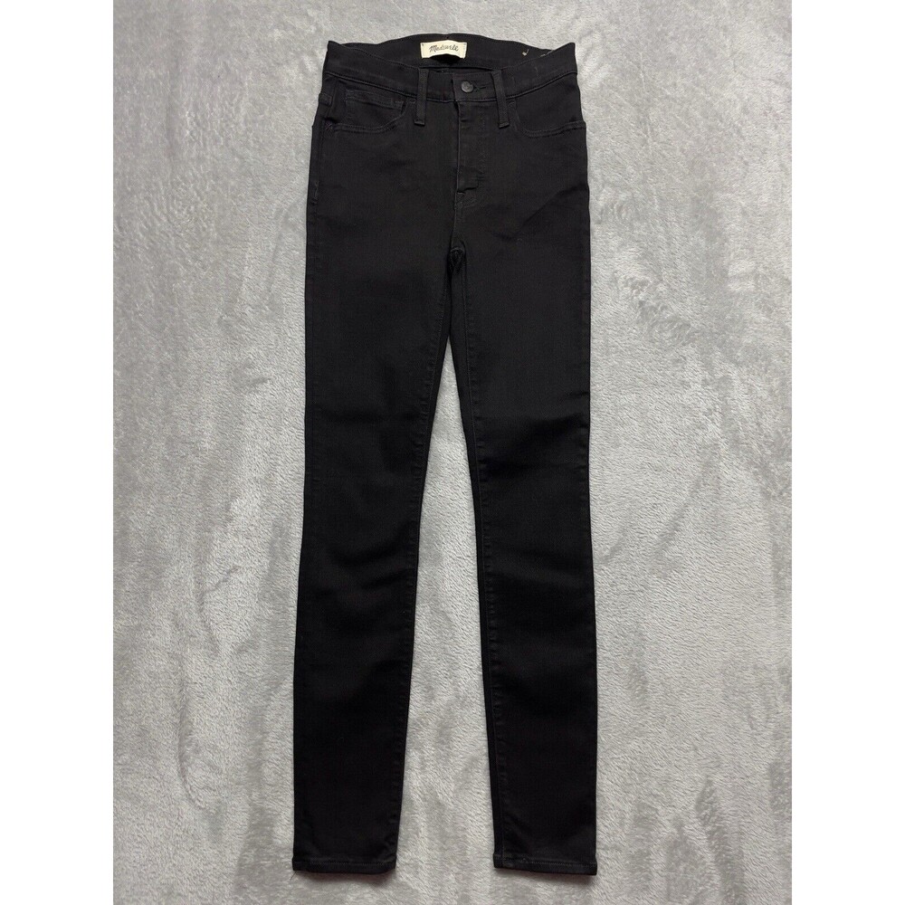 Madewell Roadtripper High-Rise Women's Black Stretch Denim Jeans Size 24 - Picture 2 of 14